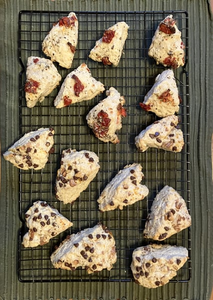 Scones cooling