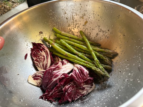 Seasoning vegetables