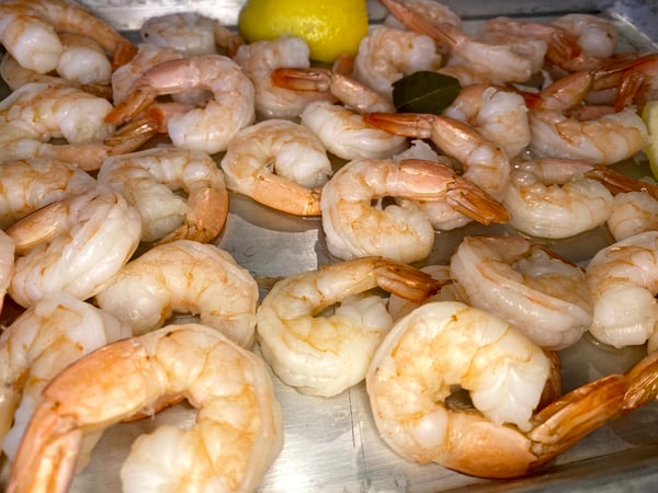 Shrimp on Tray