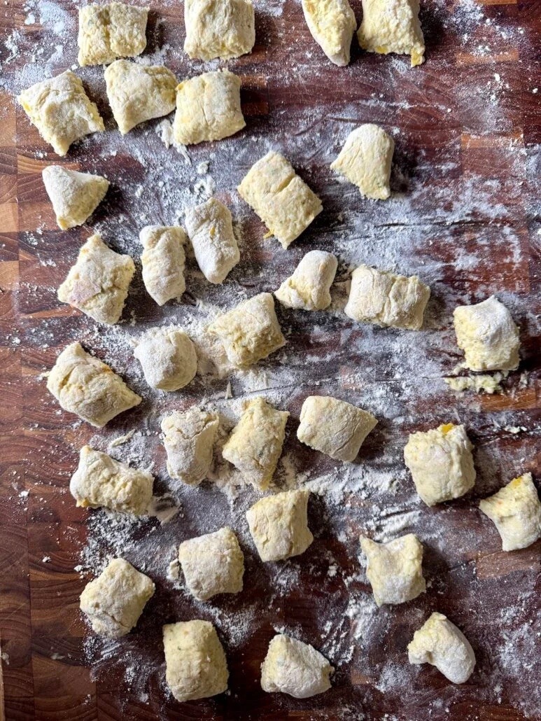 Cut gnocchi