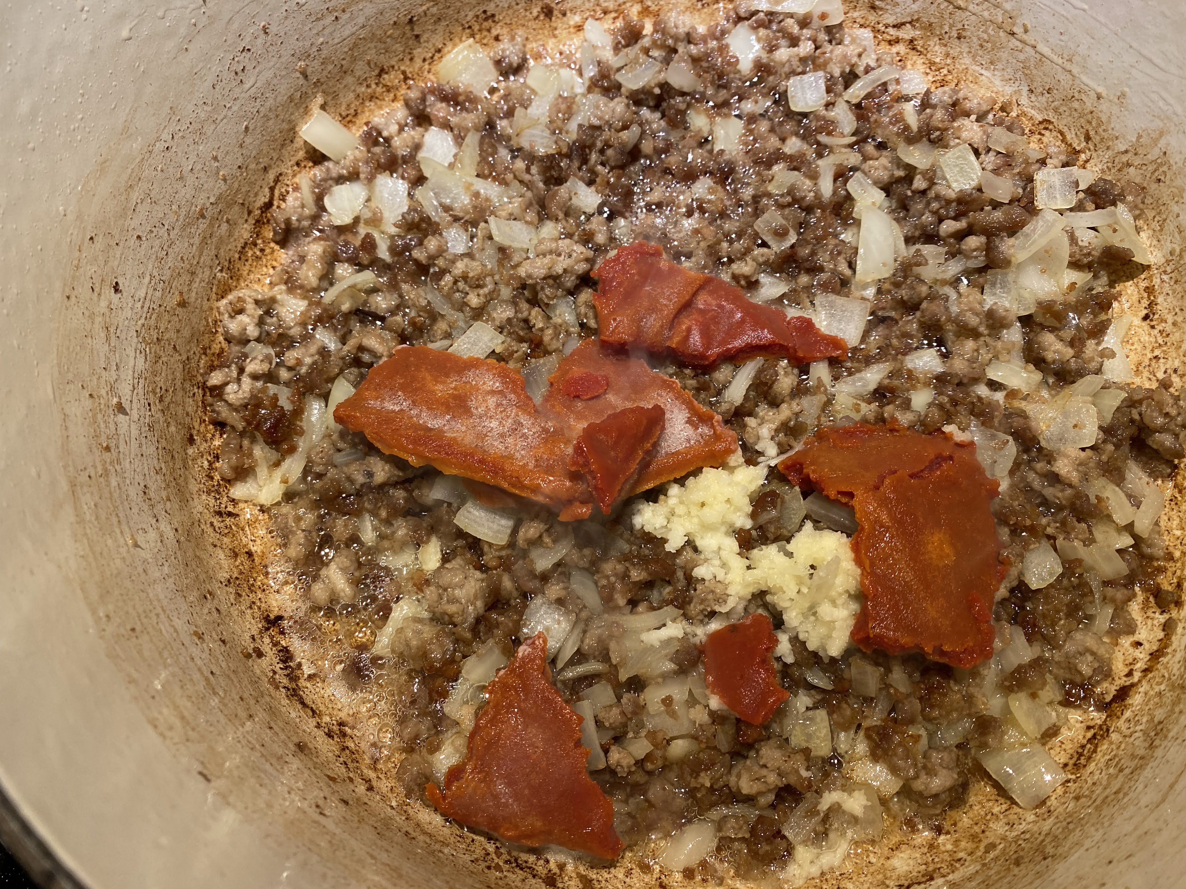 Tomato Paste in Ragu