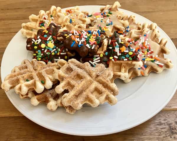 Waffle donuts