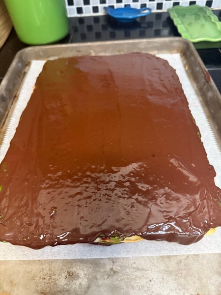 All the chocolate on the cake