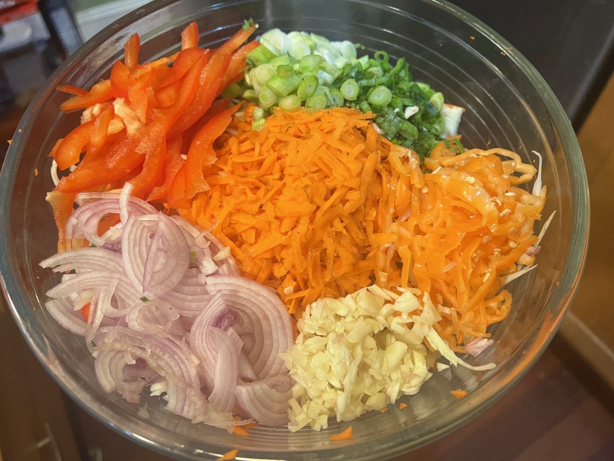 All vegetables for Pikliz