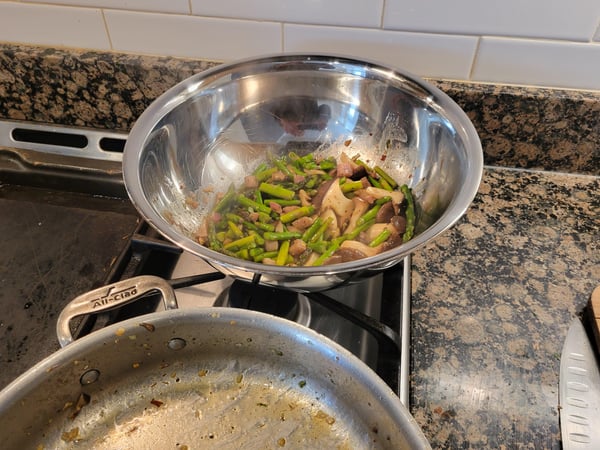 asparagus added