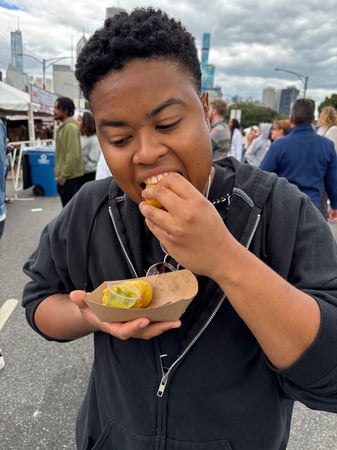 Autumn eating at Taste of Chicago