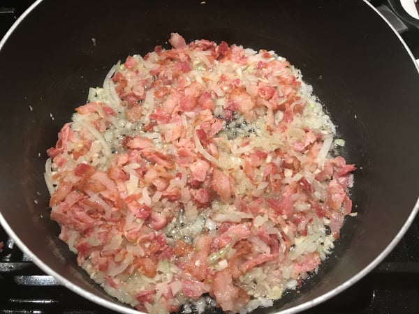 bacon onions garlic