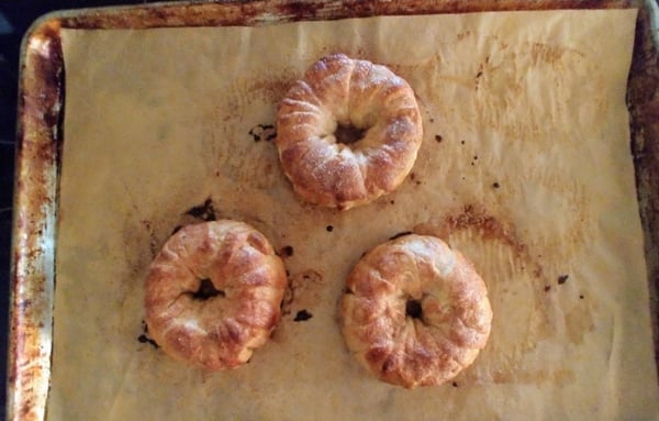 baked apple slices