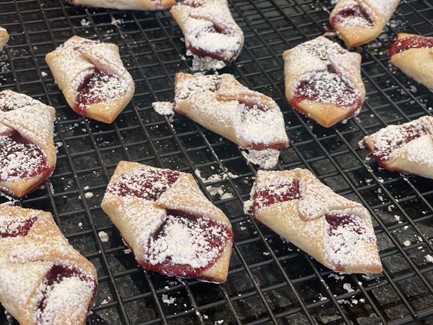 Baaked Kolaczki with Jam