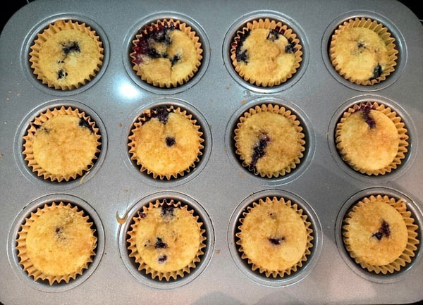 Baked pancake muffins