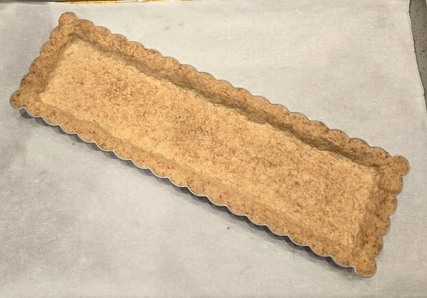 Baked tart shell