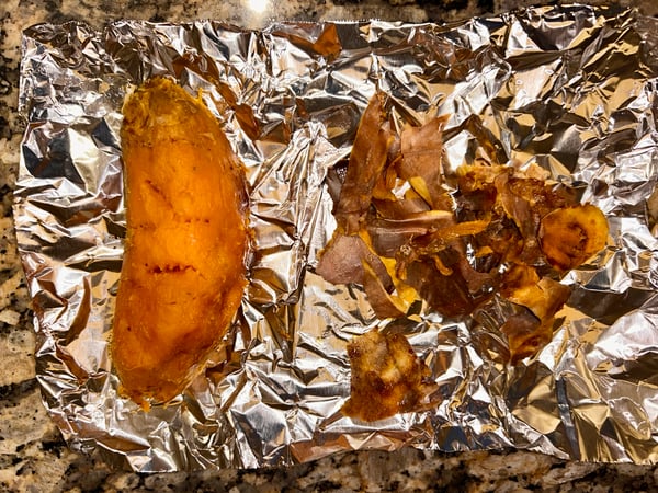 Baked sweet potato