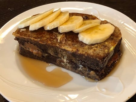 bananabreadfrenchtoastplated