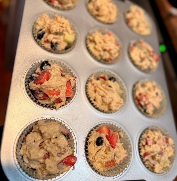 Batter in Muffin Cups