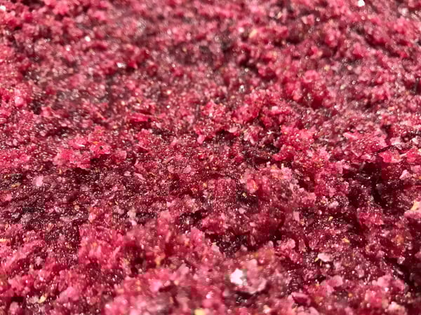 Beet and salt mixture