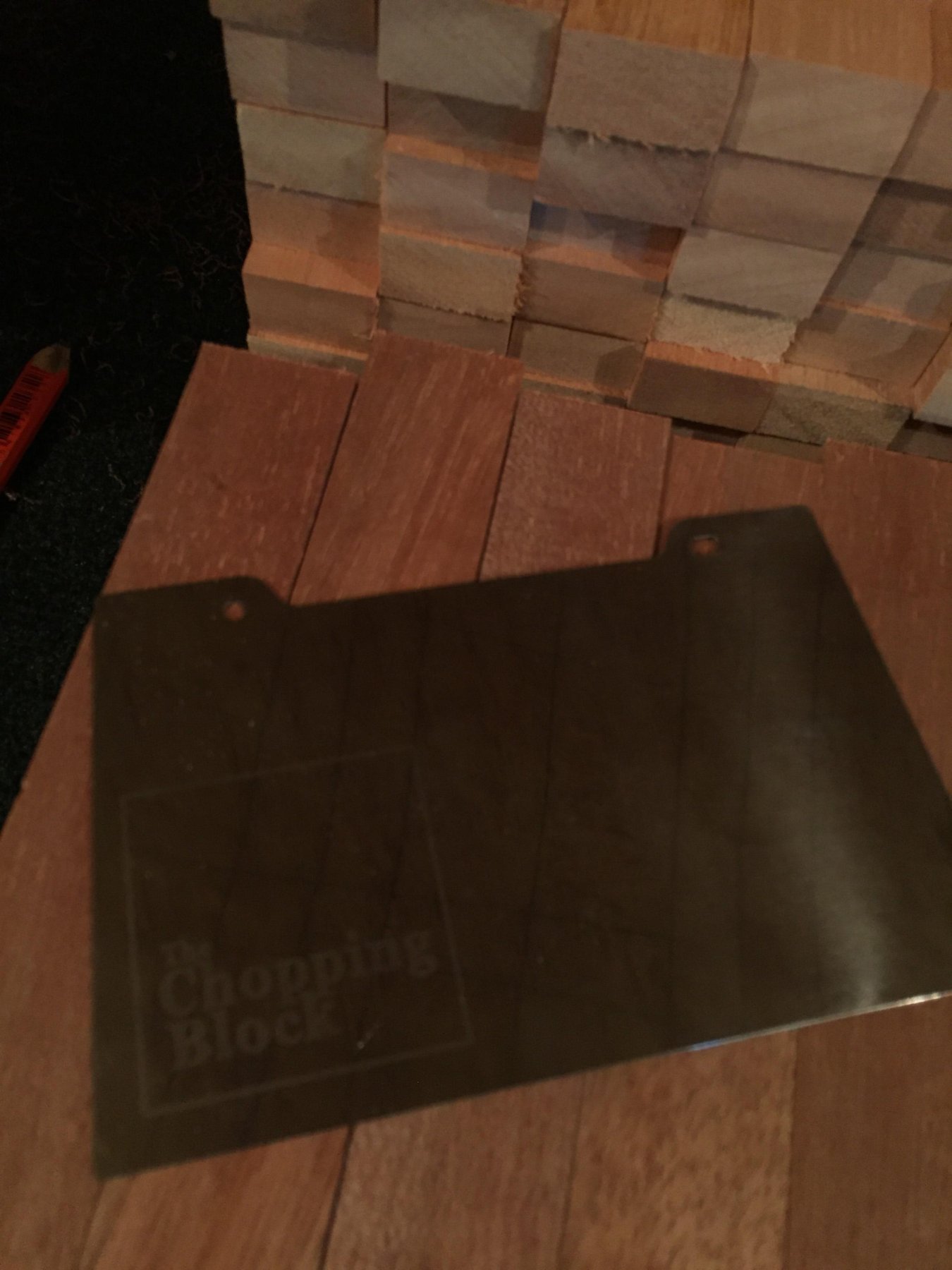 Custom Bench Scrapers Made by a Chef