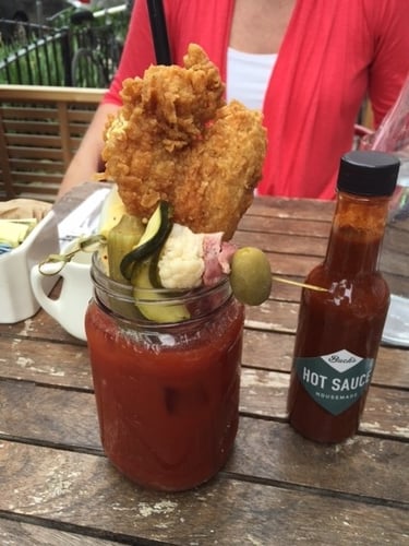 Bloody Mary Fried Chicken