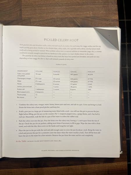 Book recipe