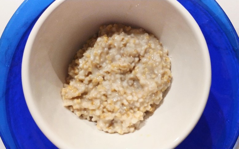 bowl of steel cut oats