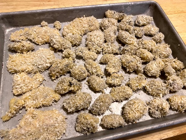 breaded oysters