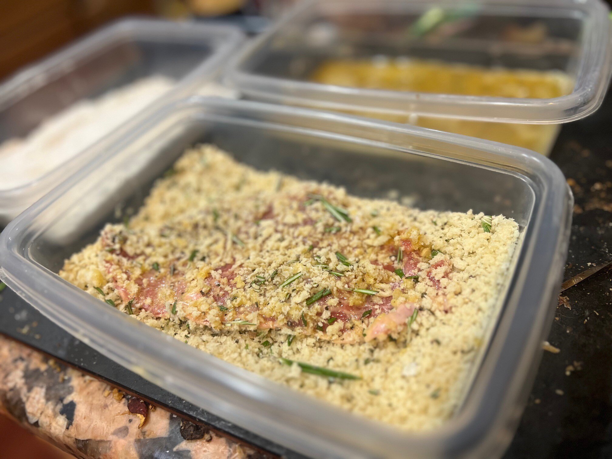 Steak in breadcrumbs