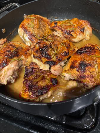 Broiled chicken