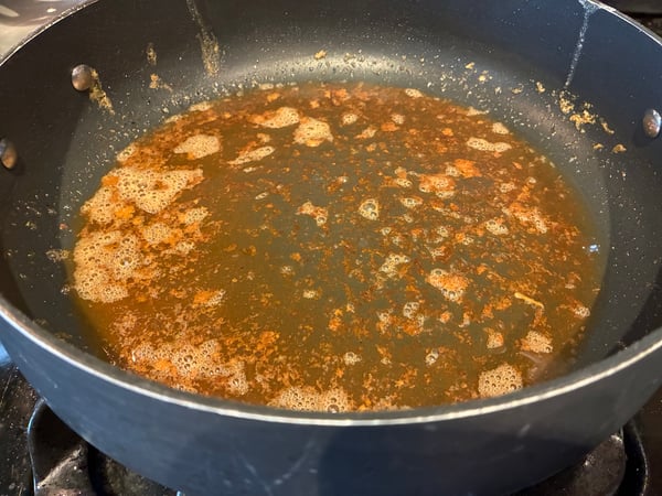 Brown butter after