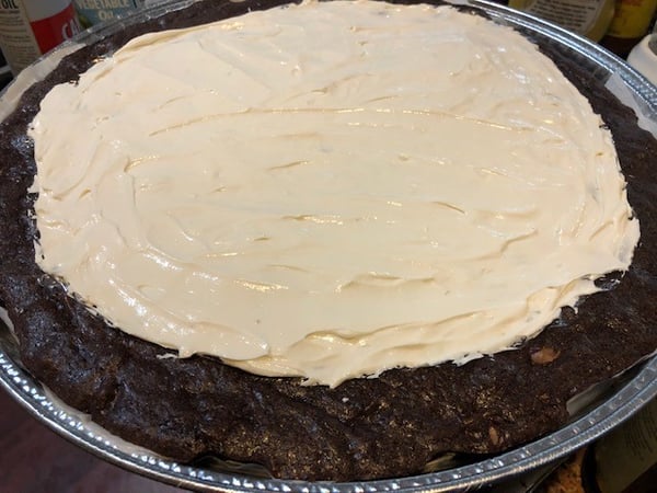 brownie with topping