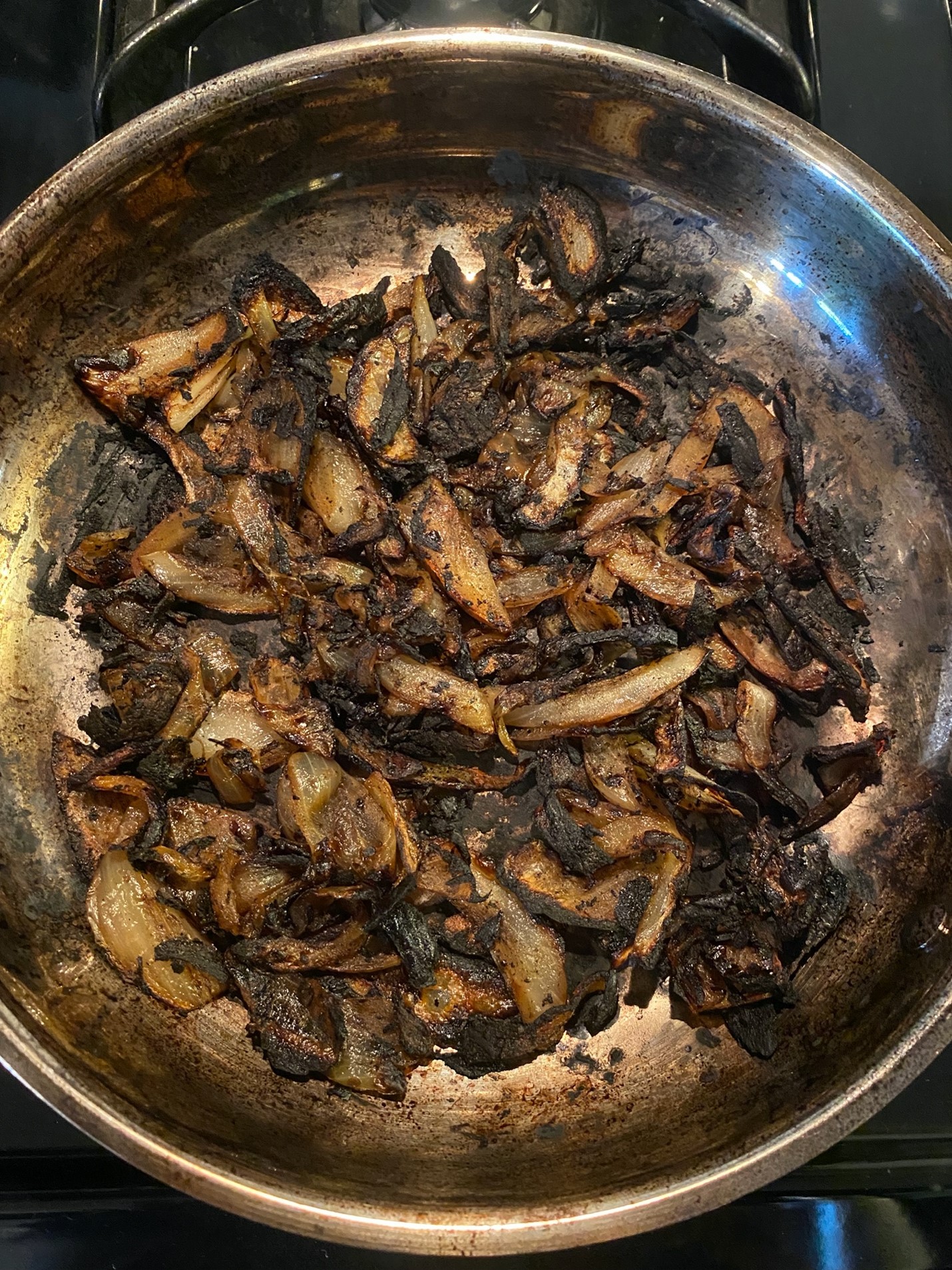 burnt onions