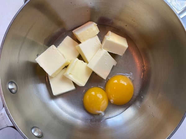 butter egg yolks