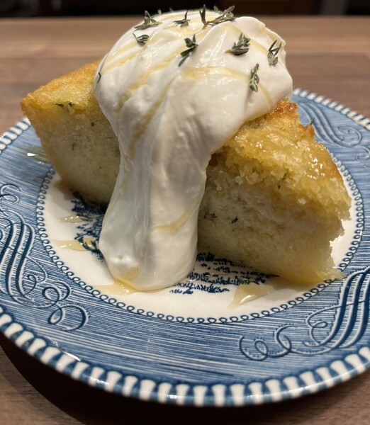 Plated cake