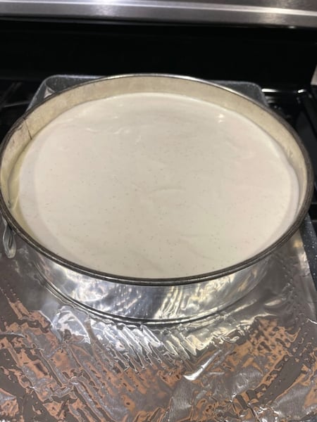 Cake with sour cream layer