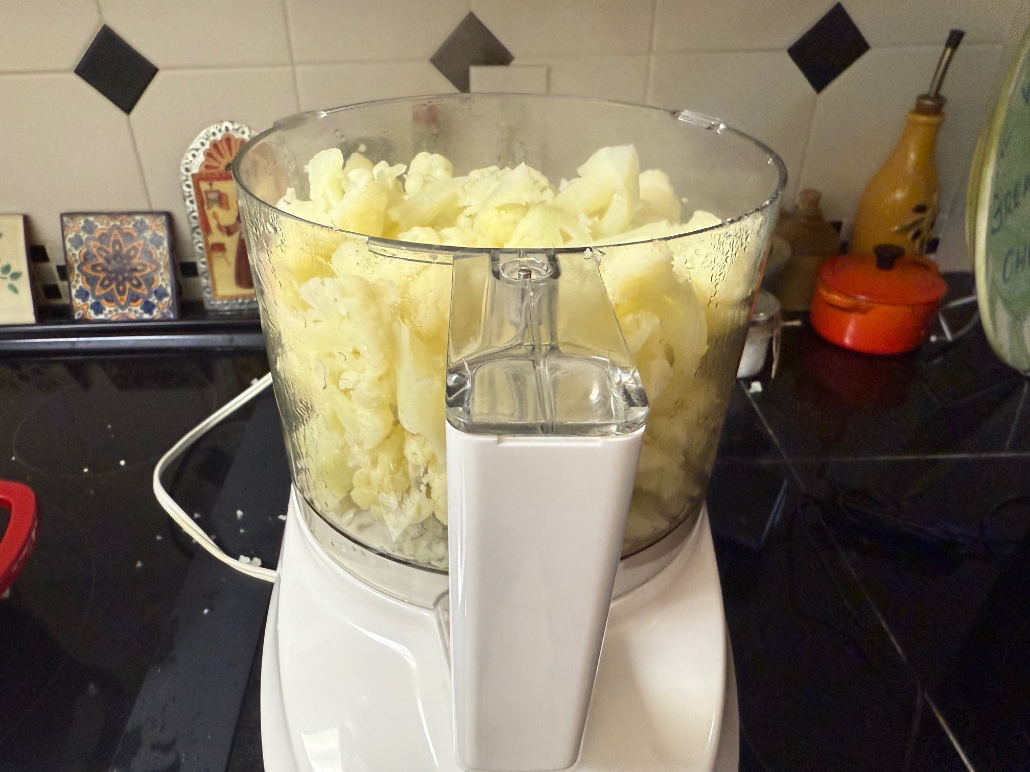 Cauliflower in food processor