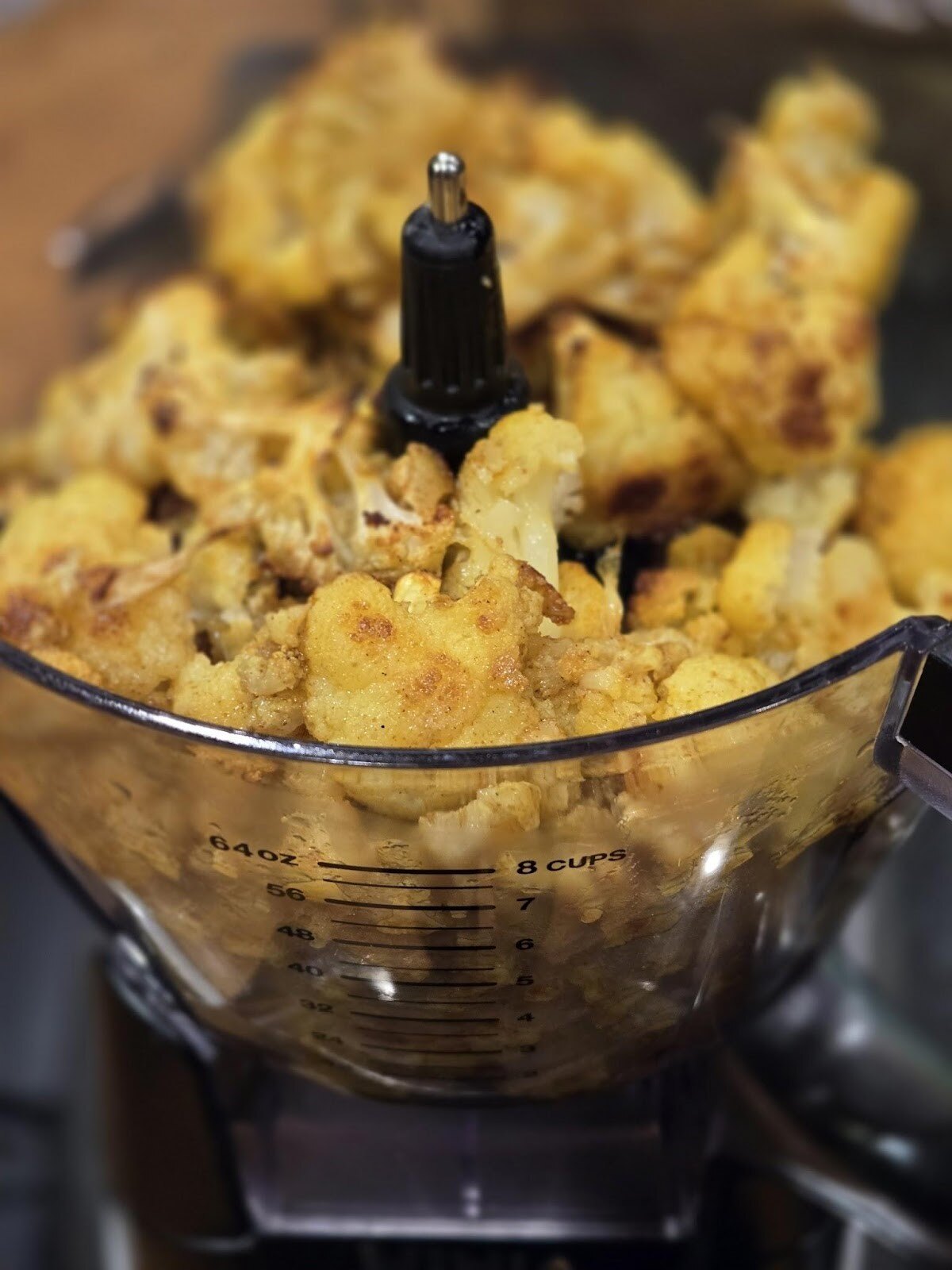 Cauliflower in processor