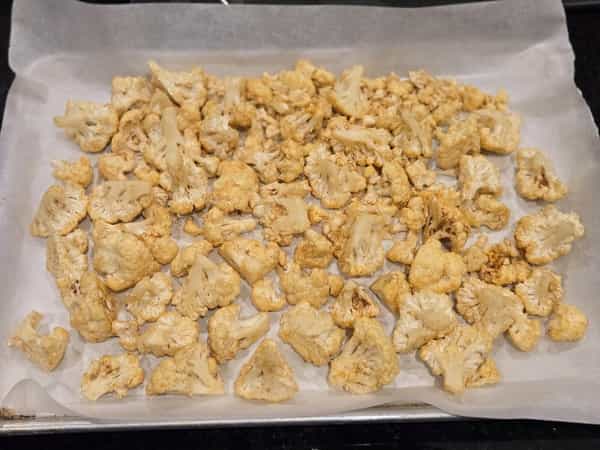 Cauliflower before roasting