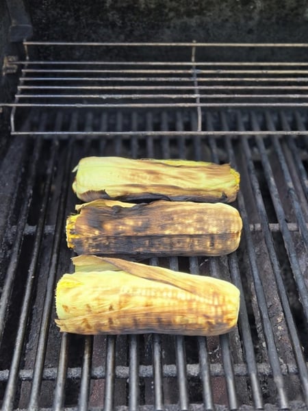 Charred corn