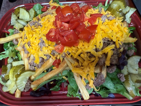 Cheeseburger salad