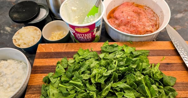 Chicken mise en place