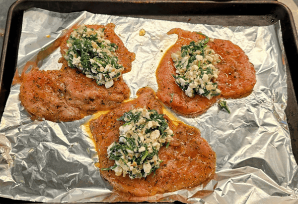 Chicken with stuffing