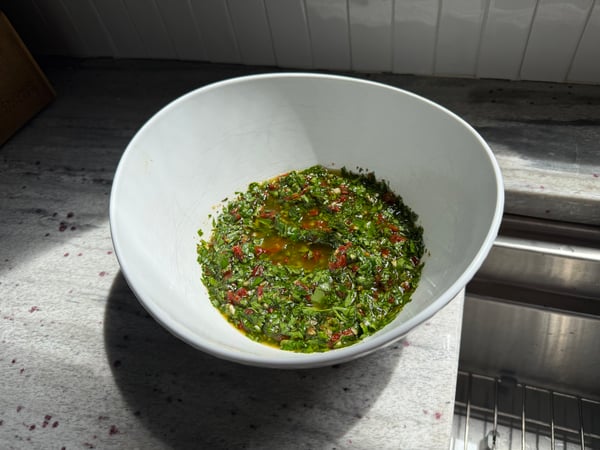Chimichurri in Bowl