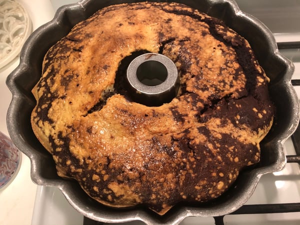 chocoflan baked