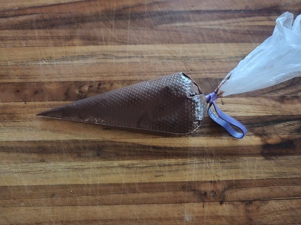 Chocolate filled bag