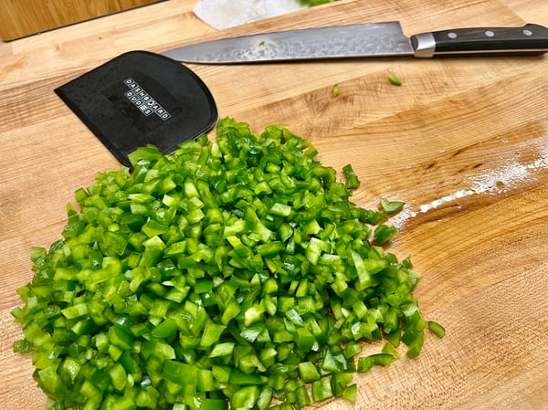 Chopped peppers