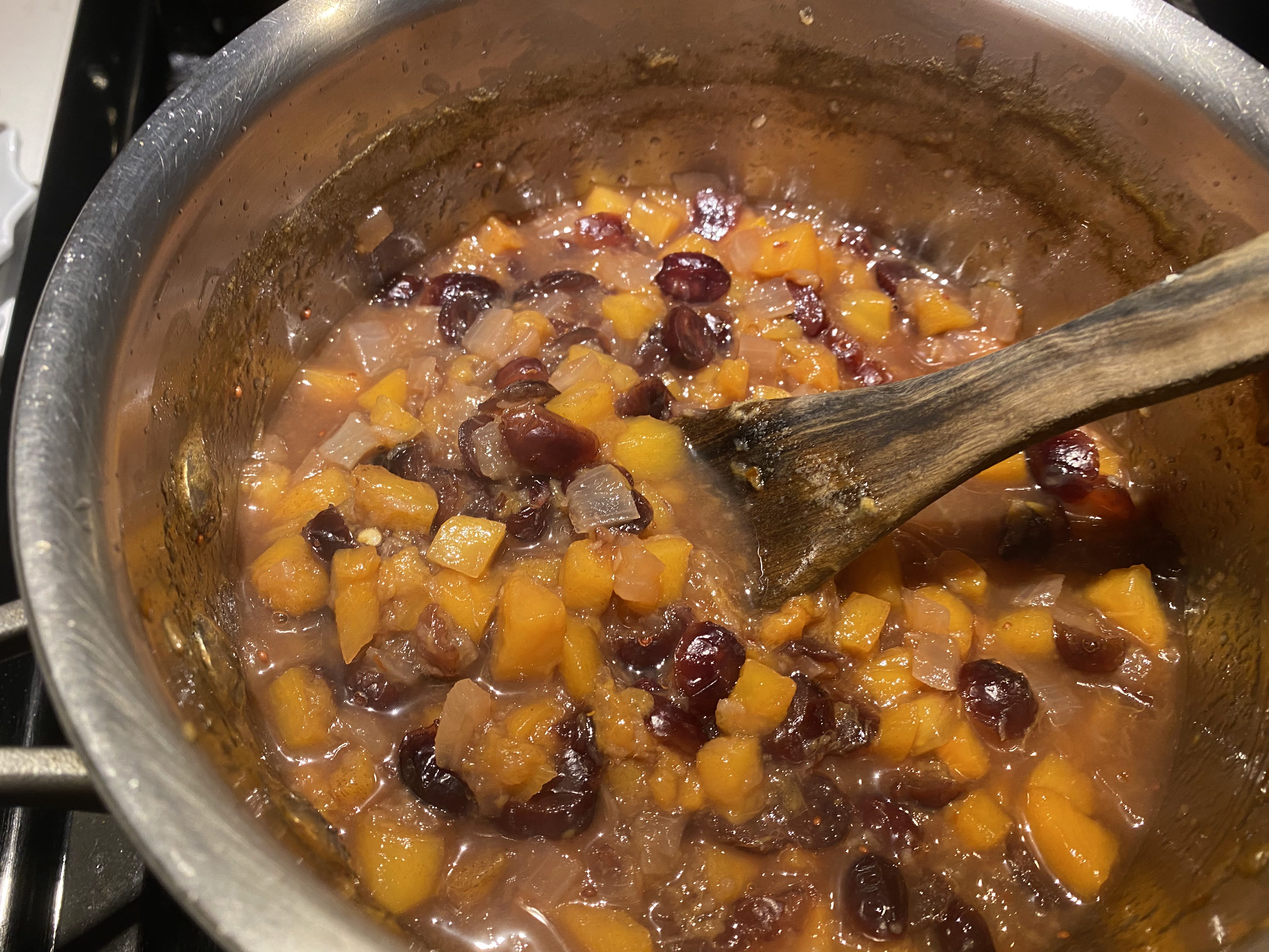 chutney cooking down