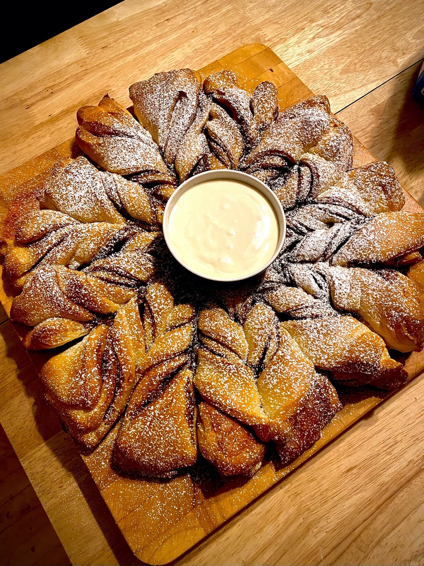 Cinnamon Roll Snowflake