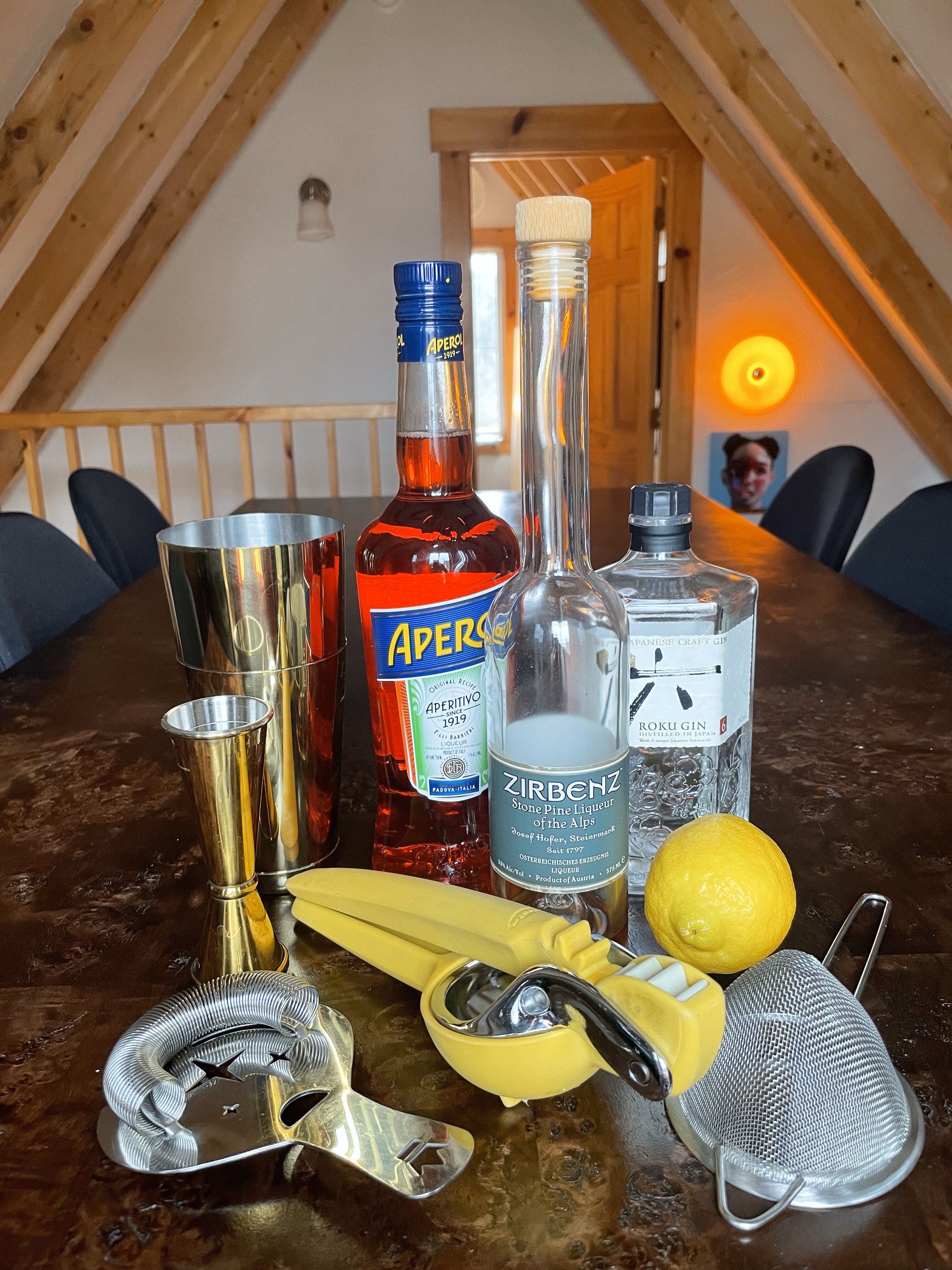 Cocktail mise en place