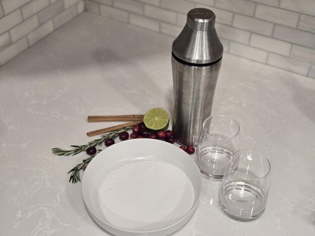 Cocktail shaker glasses