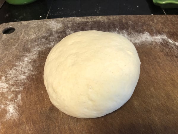 combined dough ball