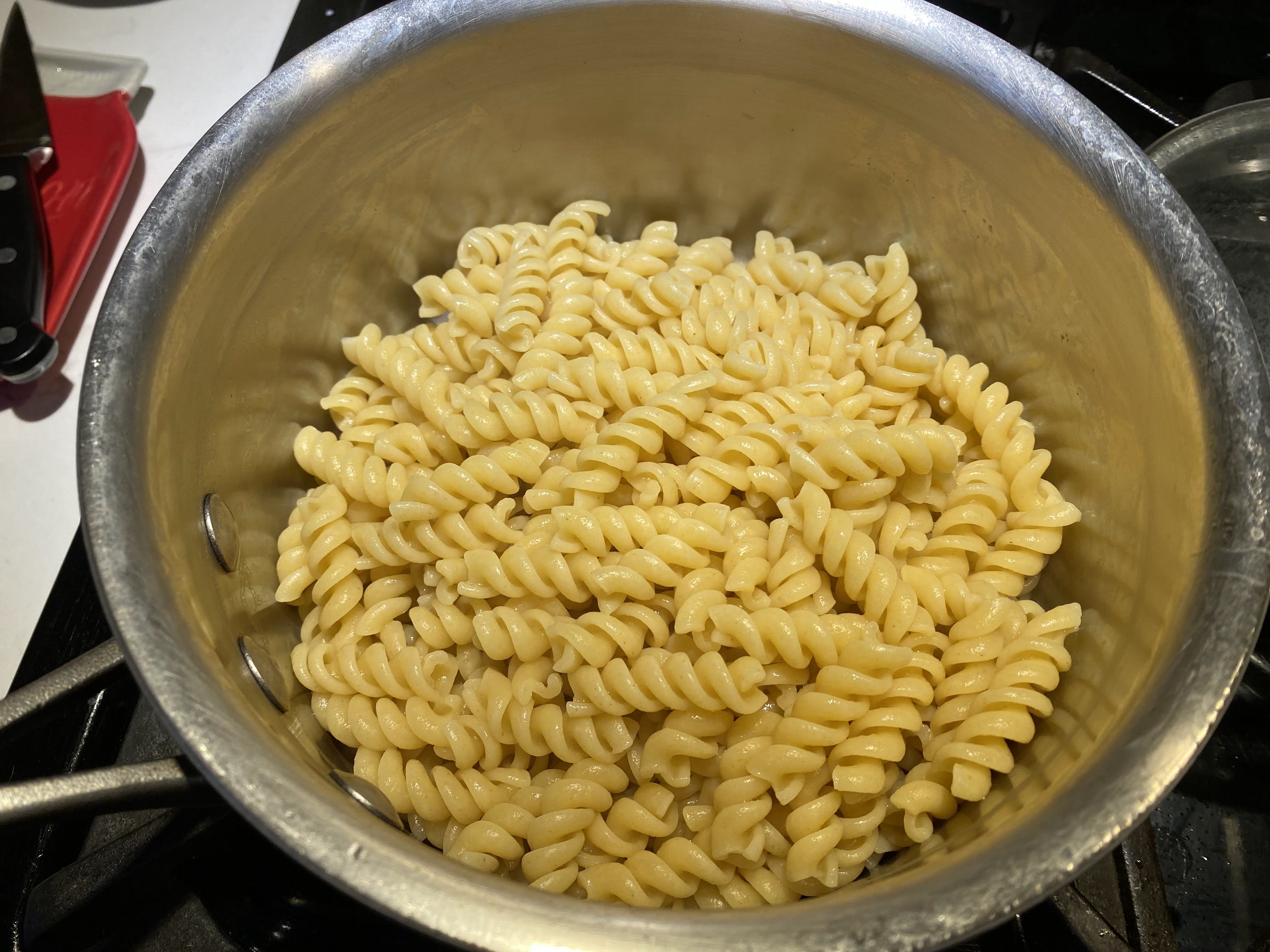 cooked pasta