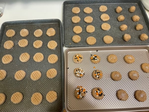 cookies flattened